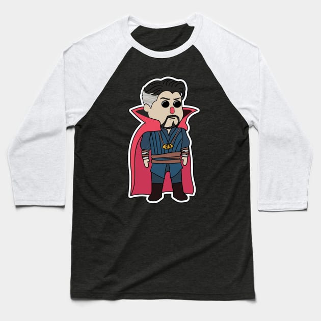 Doctor Strange Cute Face Baseball T-Shirt by HijriFriza